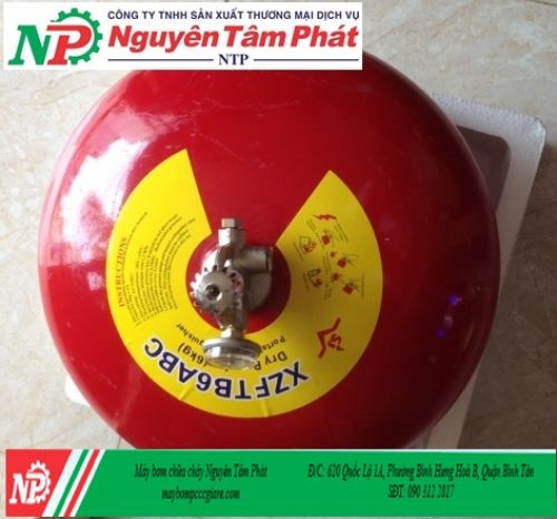 Bình cầu chữa cháy 6kg